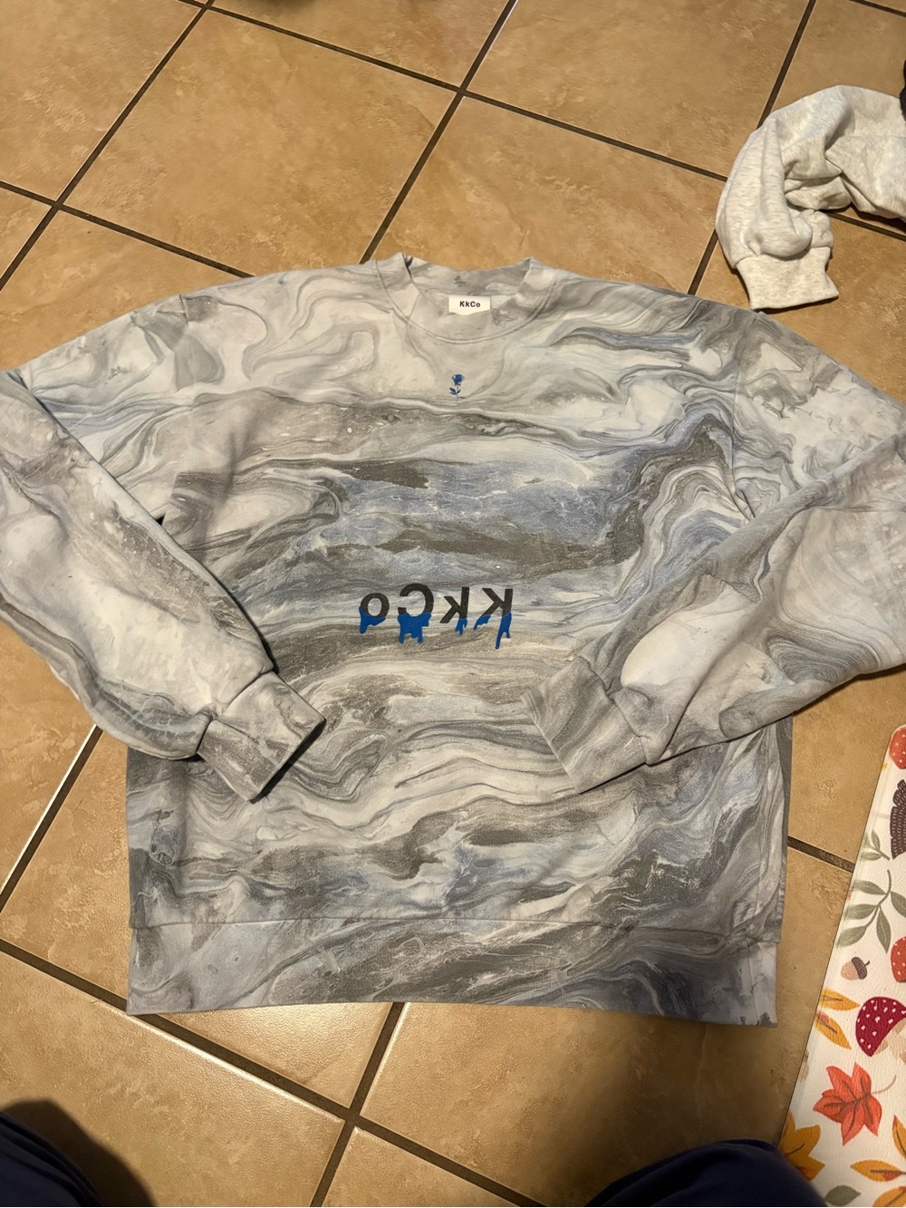 KkCo marble dye crewneck
